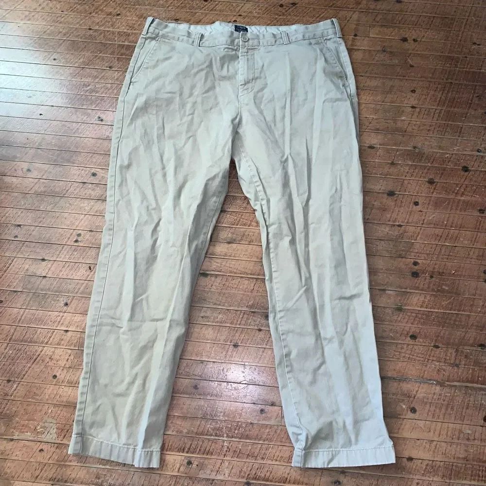 J Crew tan Bleeker business casual 40x34 slacks